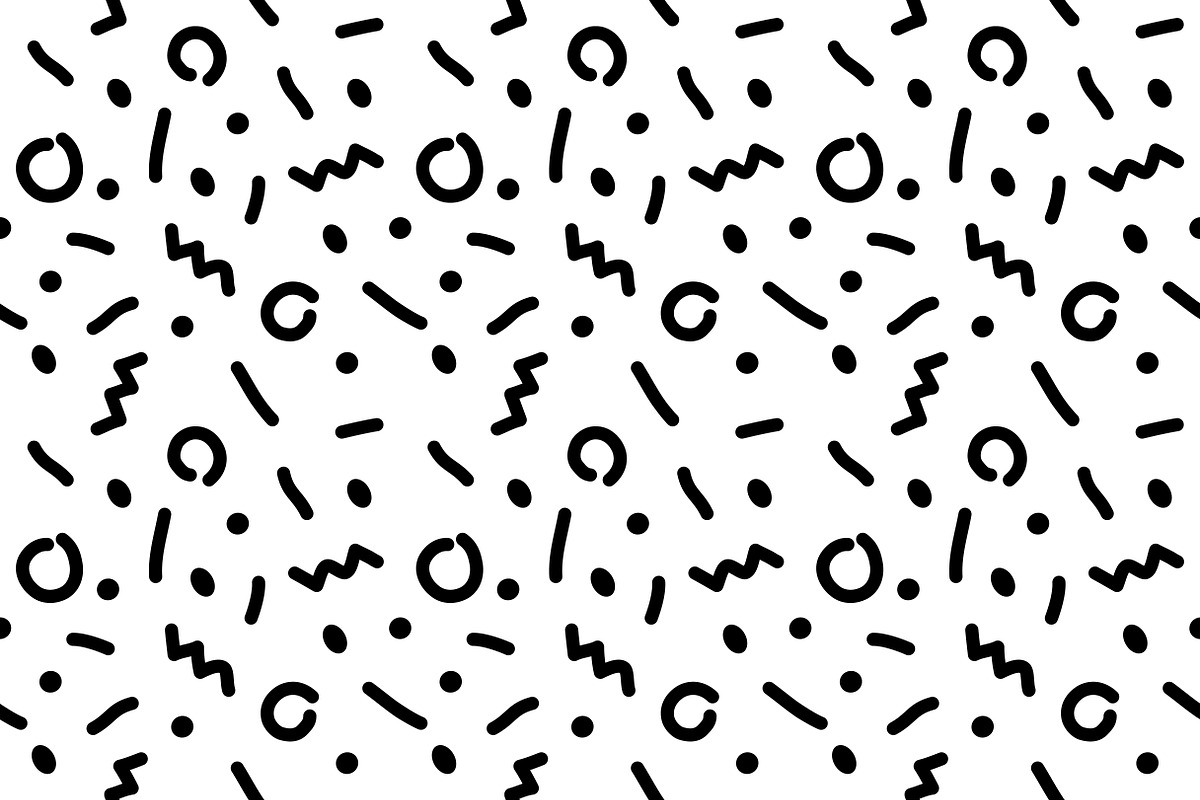 seamless pattern 80s. Vector., a Pattern Graphic by Dolvalol