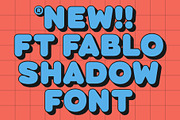 FT FABLO | SHADOW FONT, a Sans Serif Font by Fateh.Lab (Thumbnail 2 of 15)