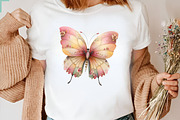 Whimsical Spring Butterfly Clipart, an Illustration by CreationArt (Thumbnail 7 of 10)