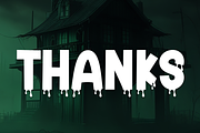 Horror House | Script Font, a Script Font by Scratchones (Thumbnail 8 of 8)