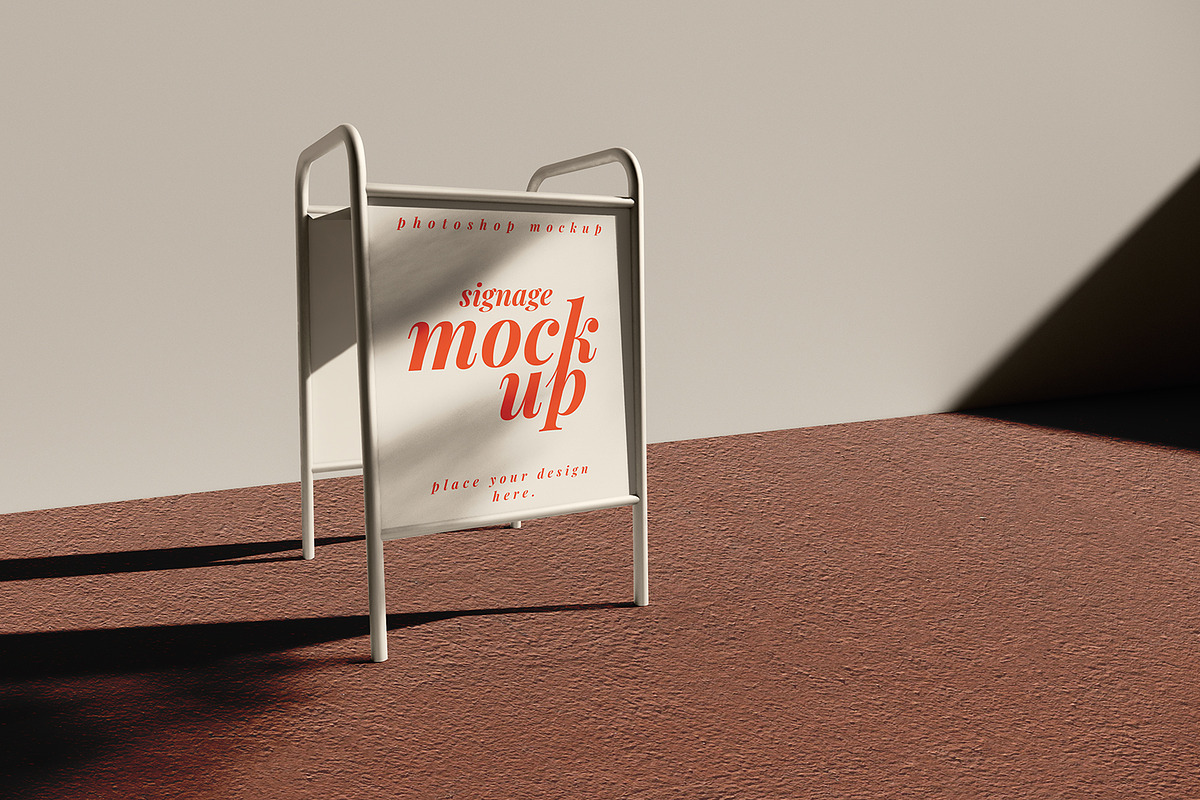 Signage Mockup Set, an Advertising Mockup by Mirachma Project (Photo 6 of 11)