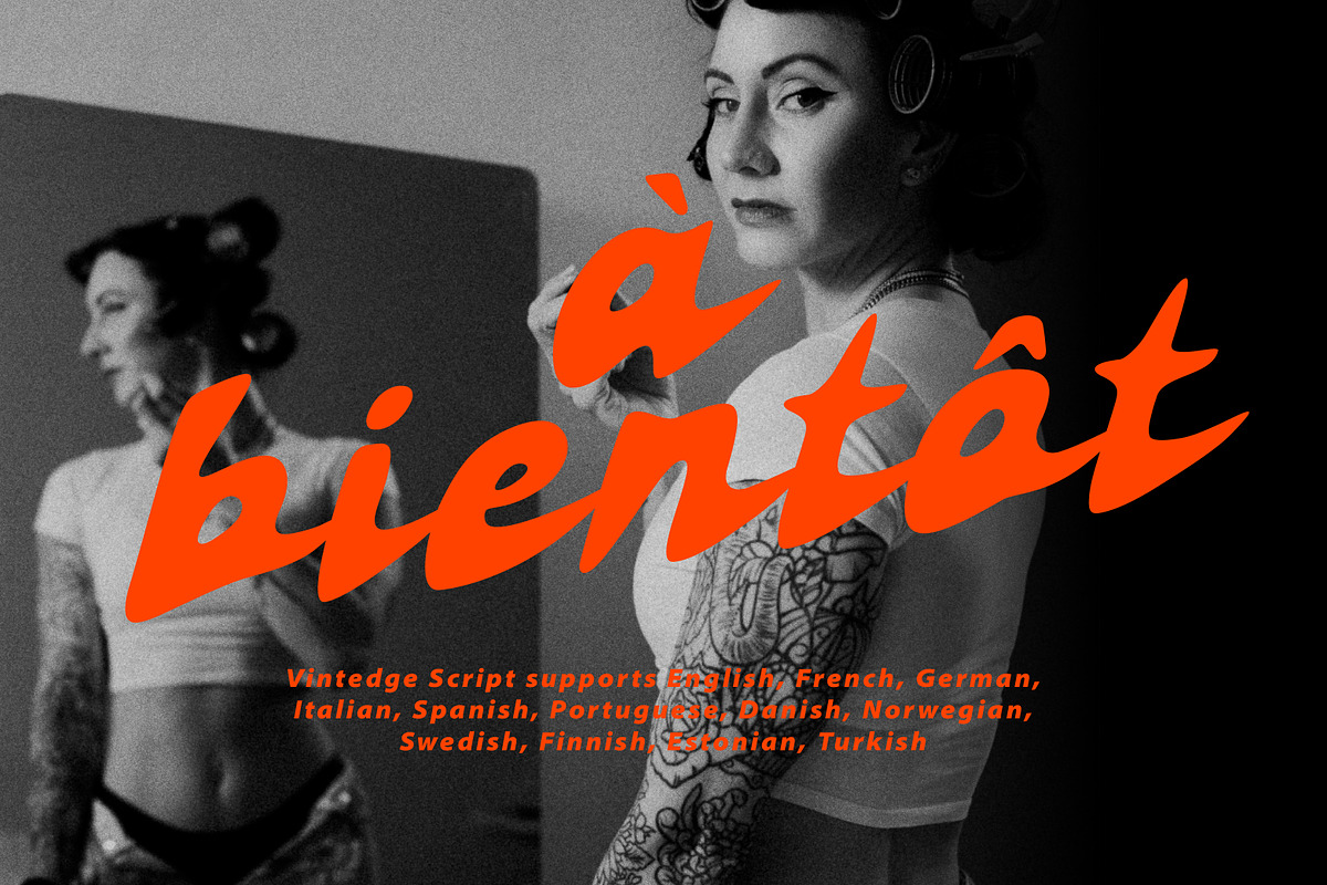 Vintedge Nostalgic Vibe Script Font, a Script Font by Struvictory.art (Photo 8 of 9)