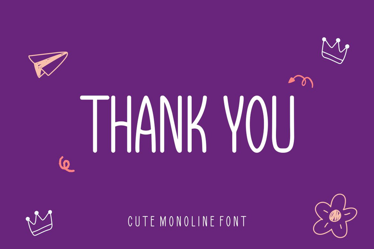 Danniline - Monoline Font, a Script Font by Ary_ngeblur (Photo 5 of 5)