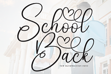 School Back | Script Font