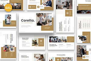 Coretta - Creative Elegant GSlides, a Presentation Template by Fit-tee