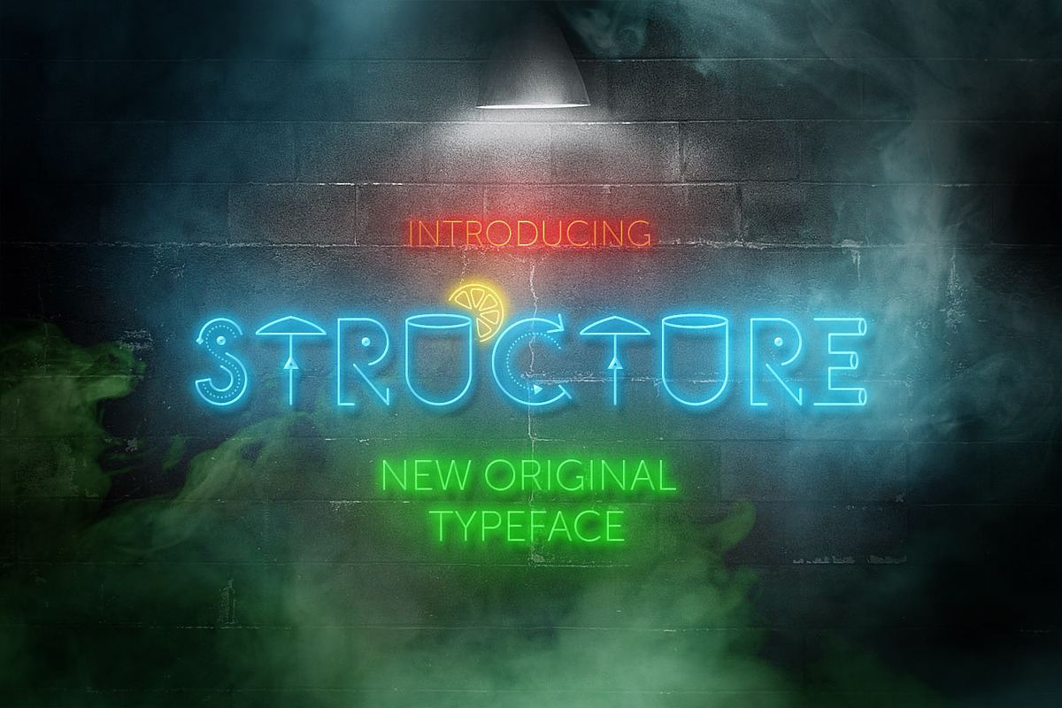 Structure super sale!, a Font by Etewut (Photo 1 of 10)