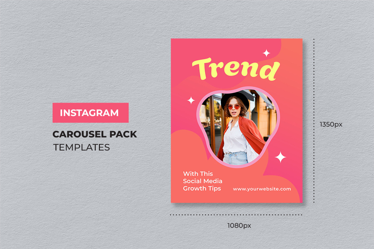 Pink Fashion Instagram Carousel, a Social Media Template by UICreative (Photo 2 of 4)