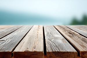 Close up of rustic wooden planks, a Nature Photo by MistyDay