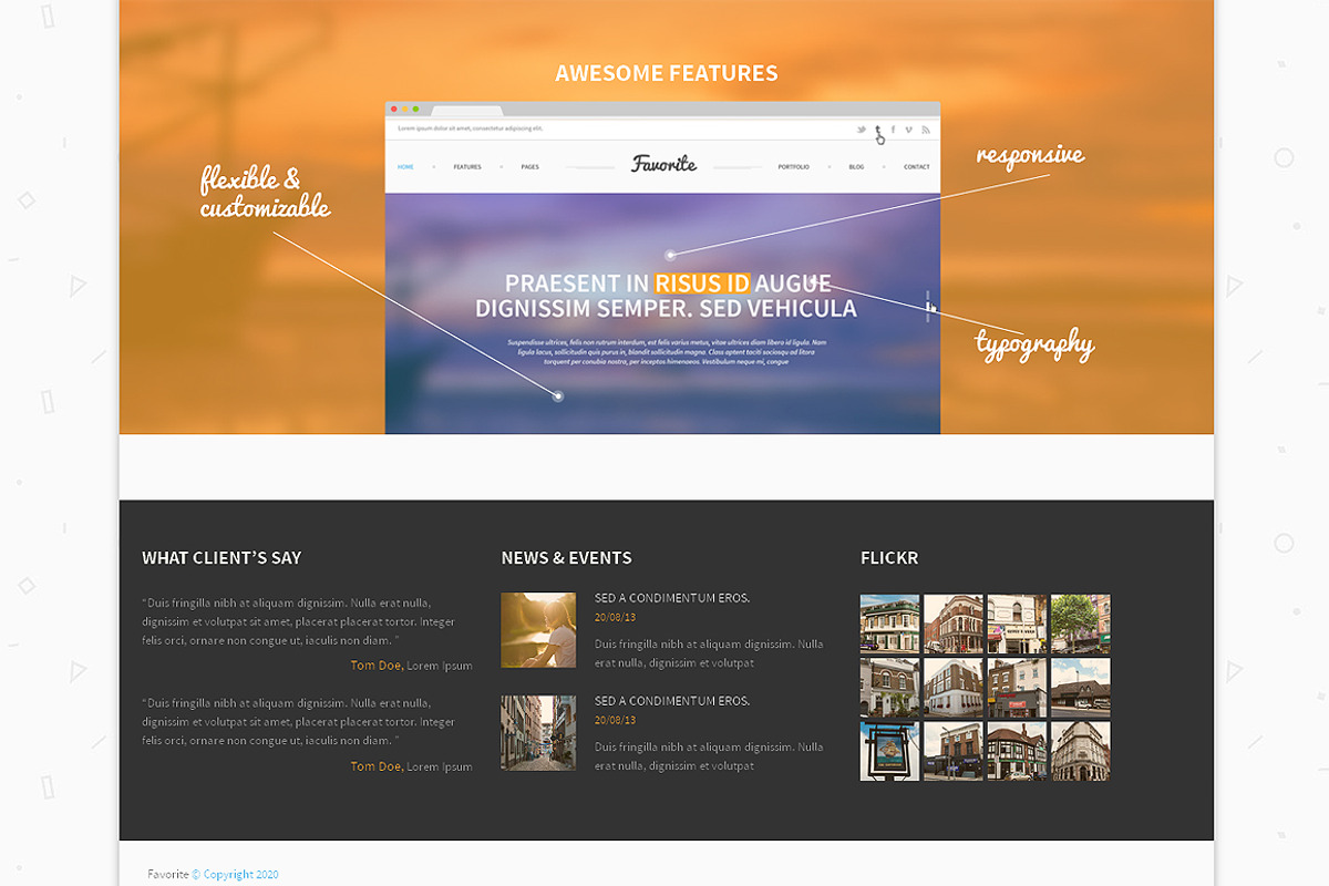 Multi-Purpose Bootsrap Theme, a Bootstrap Template by IceTemplates (Photo 4 of 4)