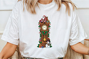 Christmas Clock PNG Sublimation, an Illustration by Libby Wishes (Thumbnail 5 of 5)
