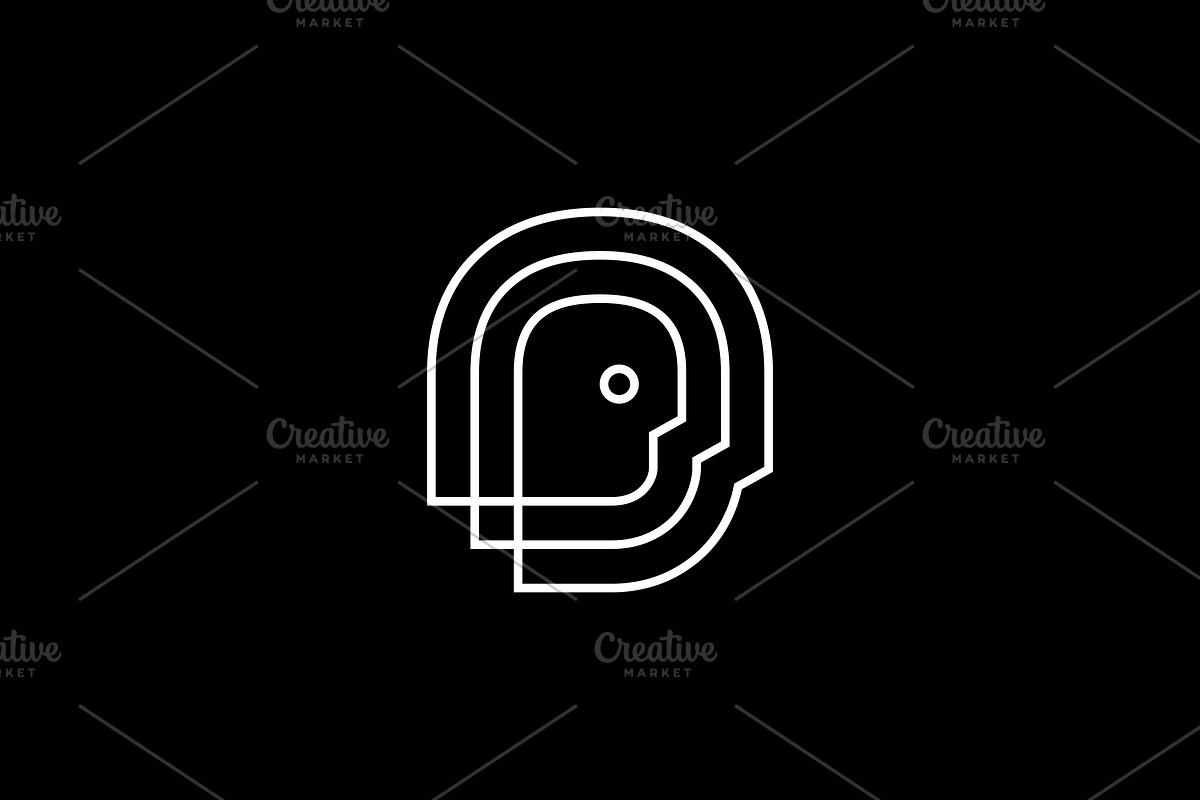 three human head leader logo, a Branding & Logo Template by VASTARD STUDIO