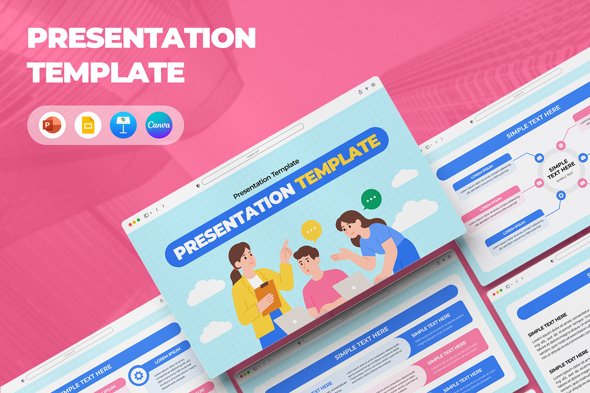 Business Plan PowerPoint Template, a Presentation Template by CreativeUP (Photo 1 of 6)