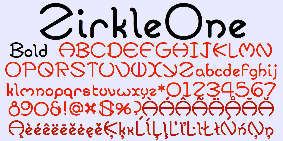 Zirkle, a Font by Ingrimayne Type (Photo 2 of 9)