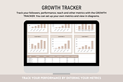 Social Media Planner Google Sheets, a Social Media Template by SunshineStudioBoutique (Thumbnail 6 of 9)