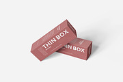 Thin Box Mockup, a Packaging Mockup by Indah (Thumbnail 4 of 6)