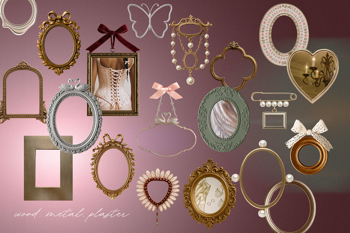 Boutique Frame Library. Lace & Paper, an Object Graphic by Lidberia (Photo 9 of 10)