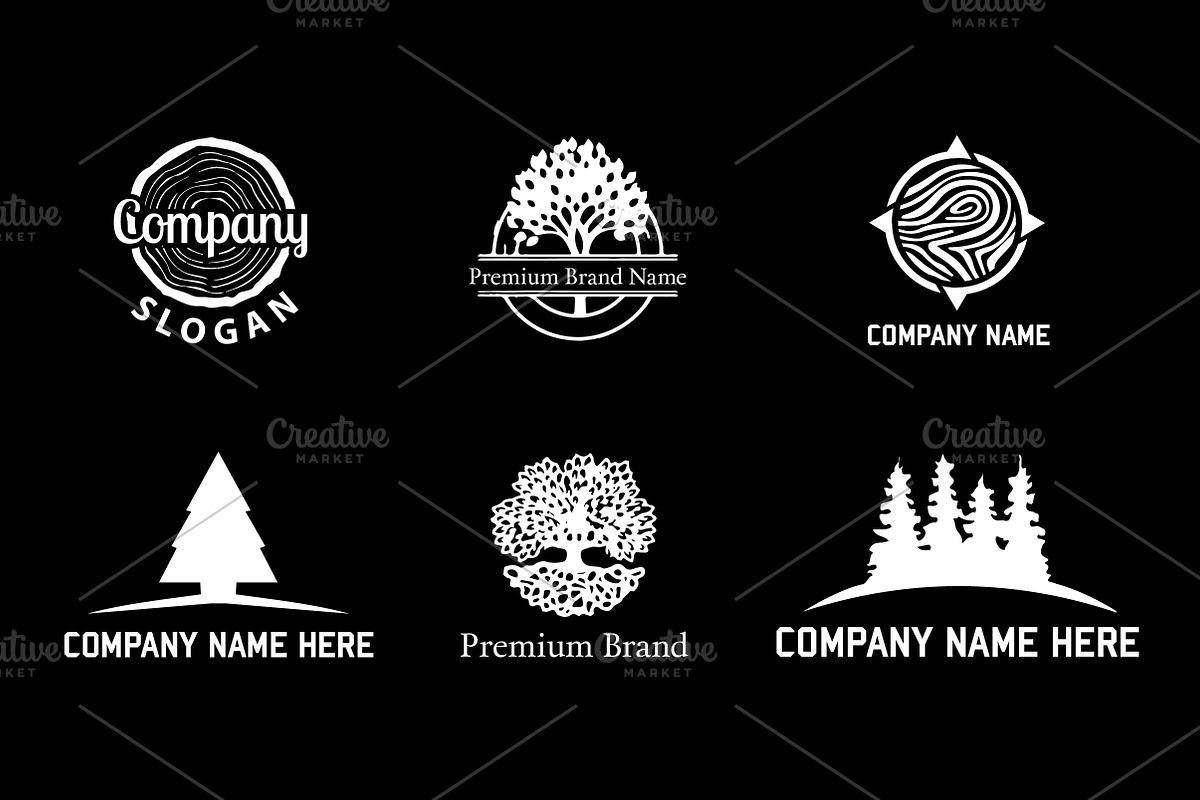 Premium Tree Logo Bundle & Mock-Up, a Branding & Logo Template by Multiple (Photo 5 of 5)