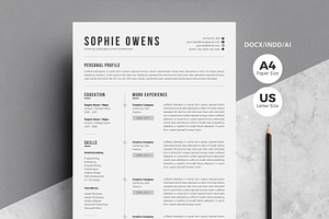 Resume Cv, a Resume Template by White Graphic