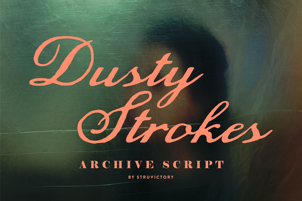 Dusty Strokes Archive Vintage Script, a Script Font by Struvictory.art (Photo 1 of 9)