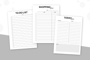 Printable Daily Planner Fillable