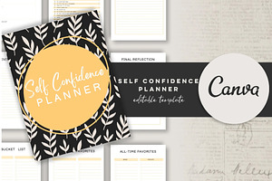 Printable Self Confidence Planner
