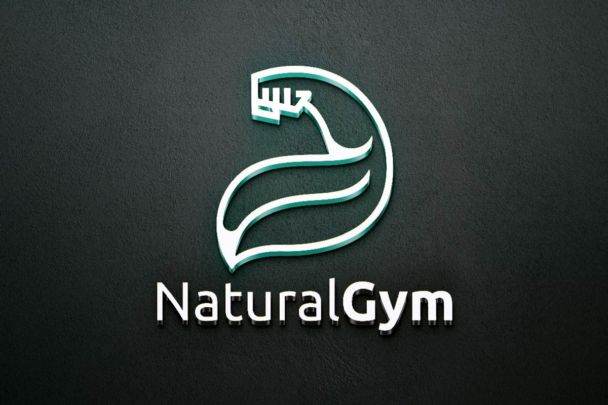 Natural Leaf Muscular Hand Logo, a Branding & Logo Template by jongcreative (Photo 2 of 3)