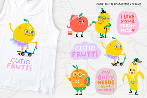 Cutie Frutti. Mini Fruit Collection.