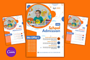 School Admission Editable Template, a Marketing Template by Mishek Munene (Thumbnail 1 of 4)