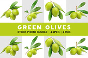 Green olives, an Object Graphic by Fruits+Veggies (Thumbnail 1 of 5)
