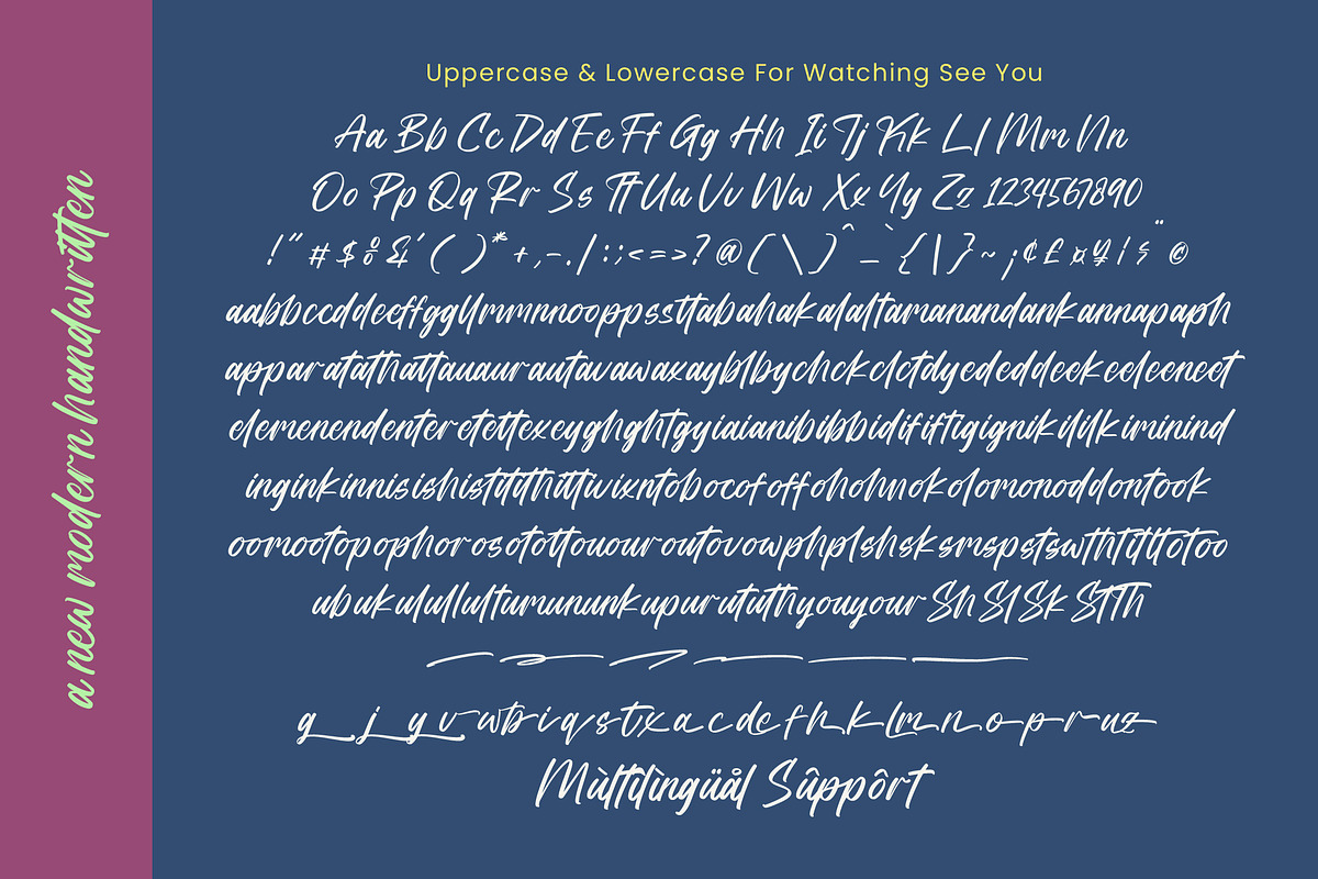 April Pearl Modern Handwritten, a Script Font by stylishtype.co (Photo 19 of 20)