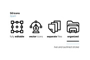 50 Spain Icons, an Outline Icon by Side Project (Thumbnail 4 of 8)