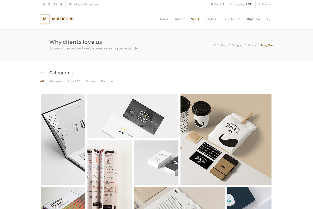 Multicorp - Clean Business WP Theme, a WordPress Template by IshYoBoy (Photo 4 of 10)