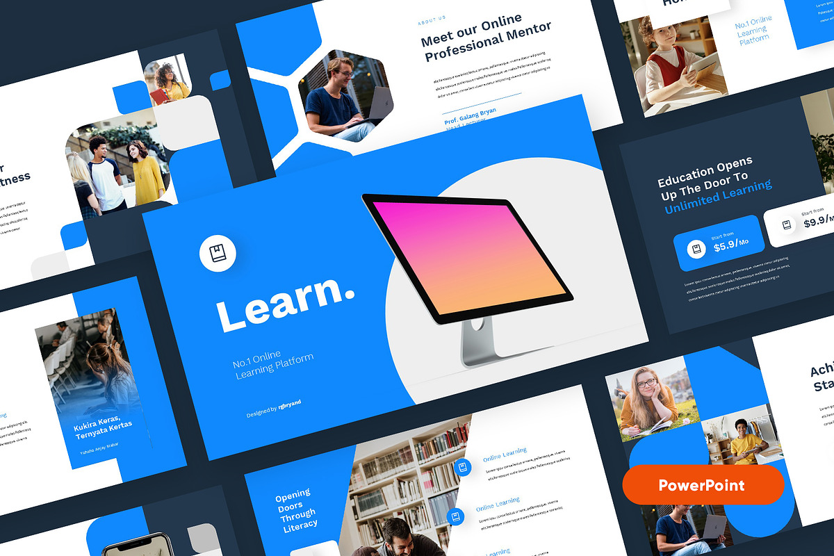LEARN - Education Powerpoint, a Presentation Template by rgbryand