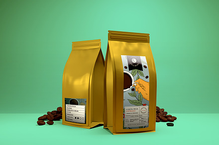 Coffee packaging mockup vol.2, a Packaging Mockup by Olexstudio