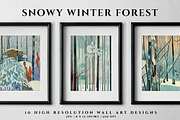 Snowy Winter Forest, an Illustration by Digital Art Creations (Thumbnail 4 of 4)