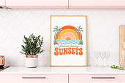 Retro Forever Chasing Sunsets Summer, an Illustration by Dream Creation (Thumbnail 5 of 6)