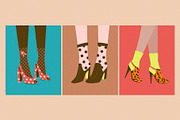 Socks, Heels, And Flats, a Person Illustration by svetlana.belaia (Thumbnail 6 of 10)