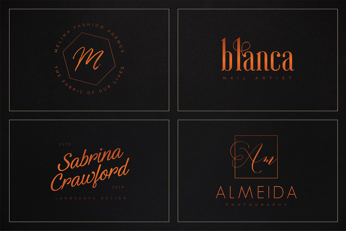 640 Premade Logos Mega Bundle, a Branding & Logo Template by XpertgraphicD (Photo 16 of 109)
