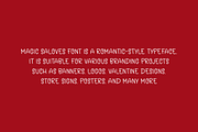 Magic Saloves - Romantic Font, a Handwritten Font by QR Design Studio (Thumbnail 5 of 7)