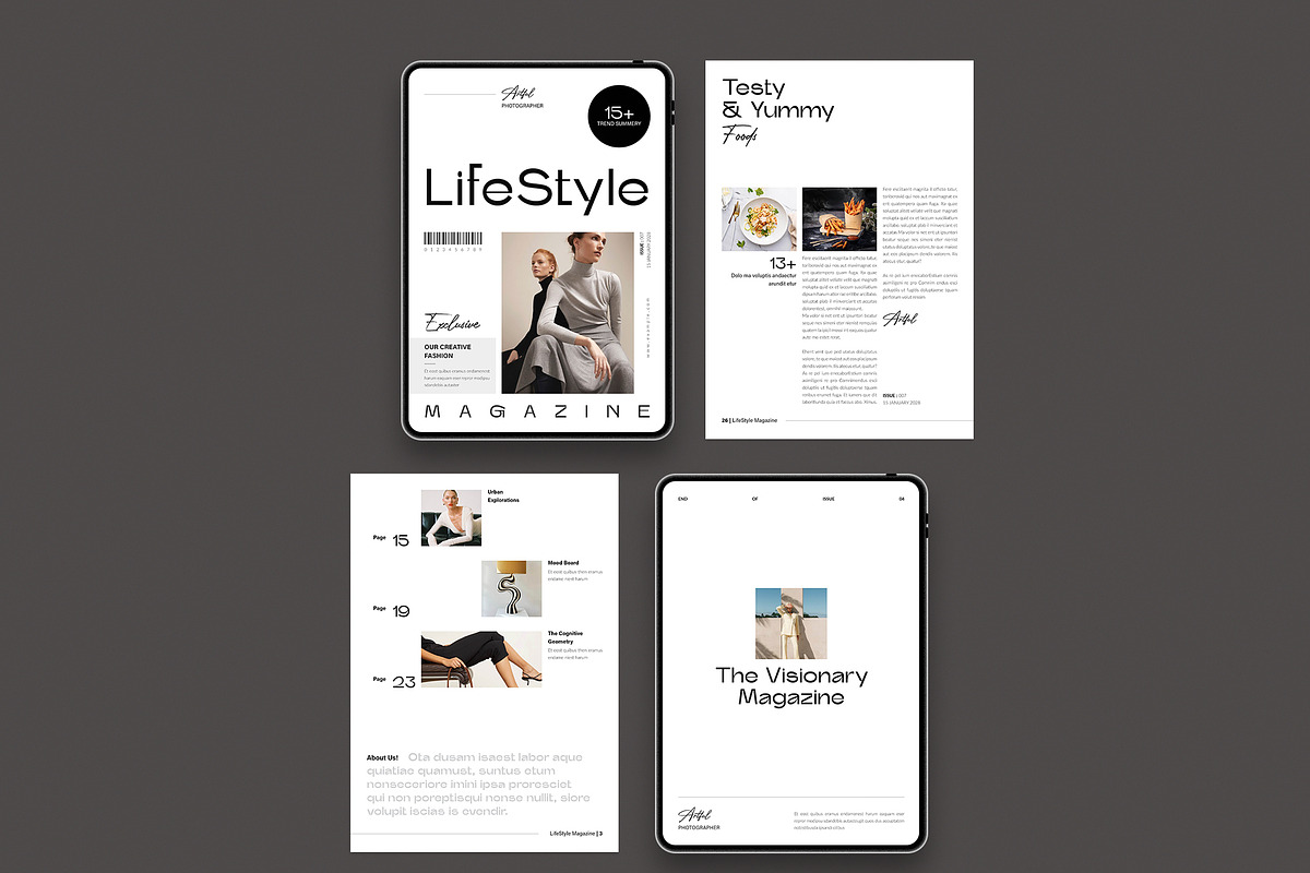 The Lifestyle Magazine Template, a Magazine Template by TemplateFolio-Shop (Photo 13 of 16)