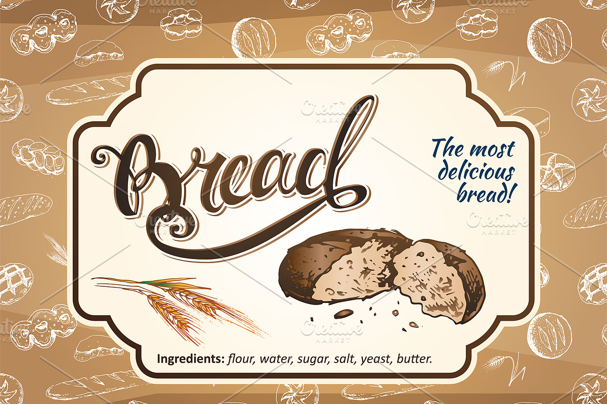 Bakery icons and calligraphy, a Food Illustration by Margo Miller (Photo 12 of 30)