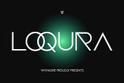 Loqura – Sleek Futuristic Logo Font, a Sans Serif Font by WhymoreArt (Thumbnail 1 of 10)