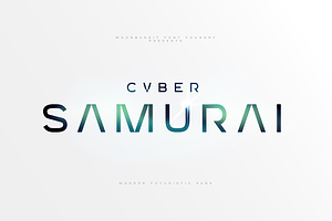 MBF Cyber Samurai - Sharp Font, a Sans Serif Font by MoonBandit