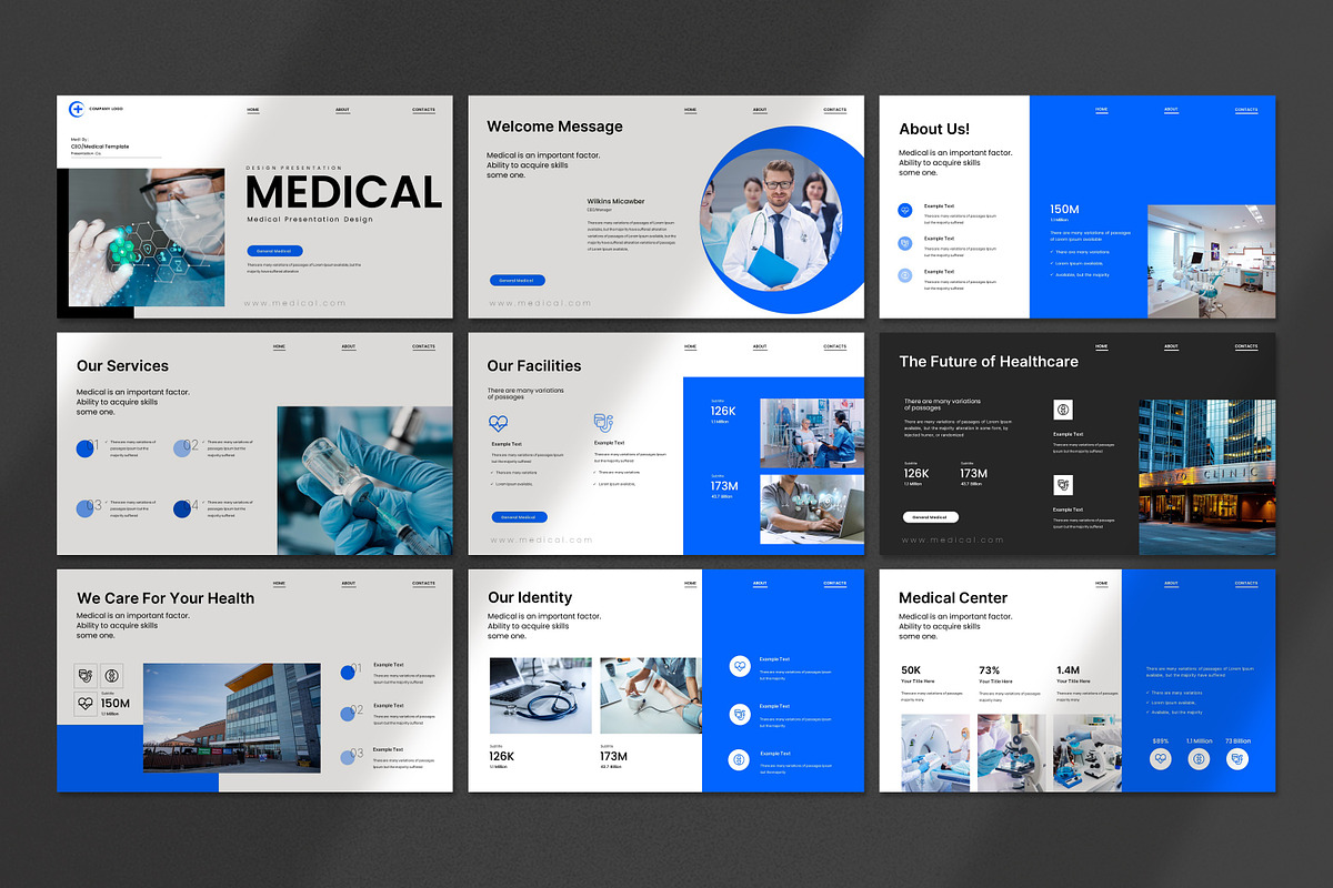 Medical Presentation Template preview 6