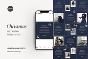 Christmas Instagram Puzzle template, a Social Media Template by LiliesandBerries (Thumbnail 1 of 13)