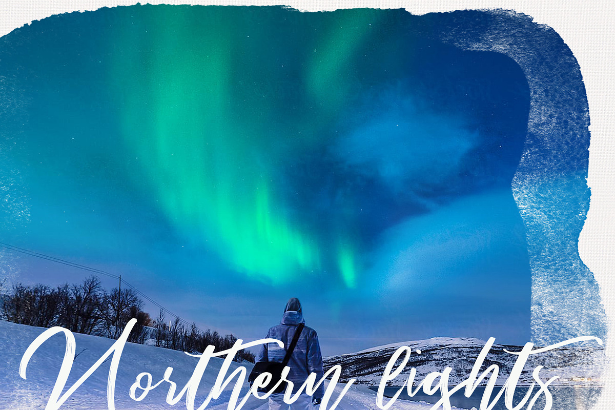 60 Northern Lights Photo Overlays preview 6