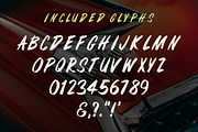 Fifties Paint Brush Font, a Script Font by Build Interactive (Thumbnail 2 of 7)
