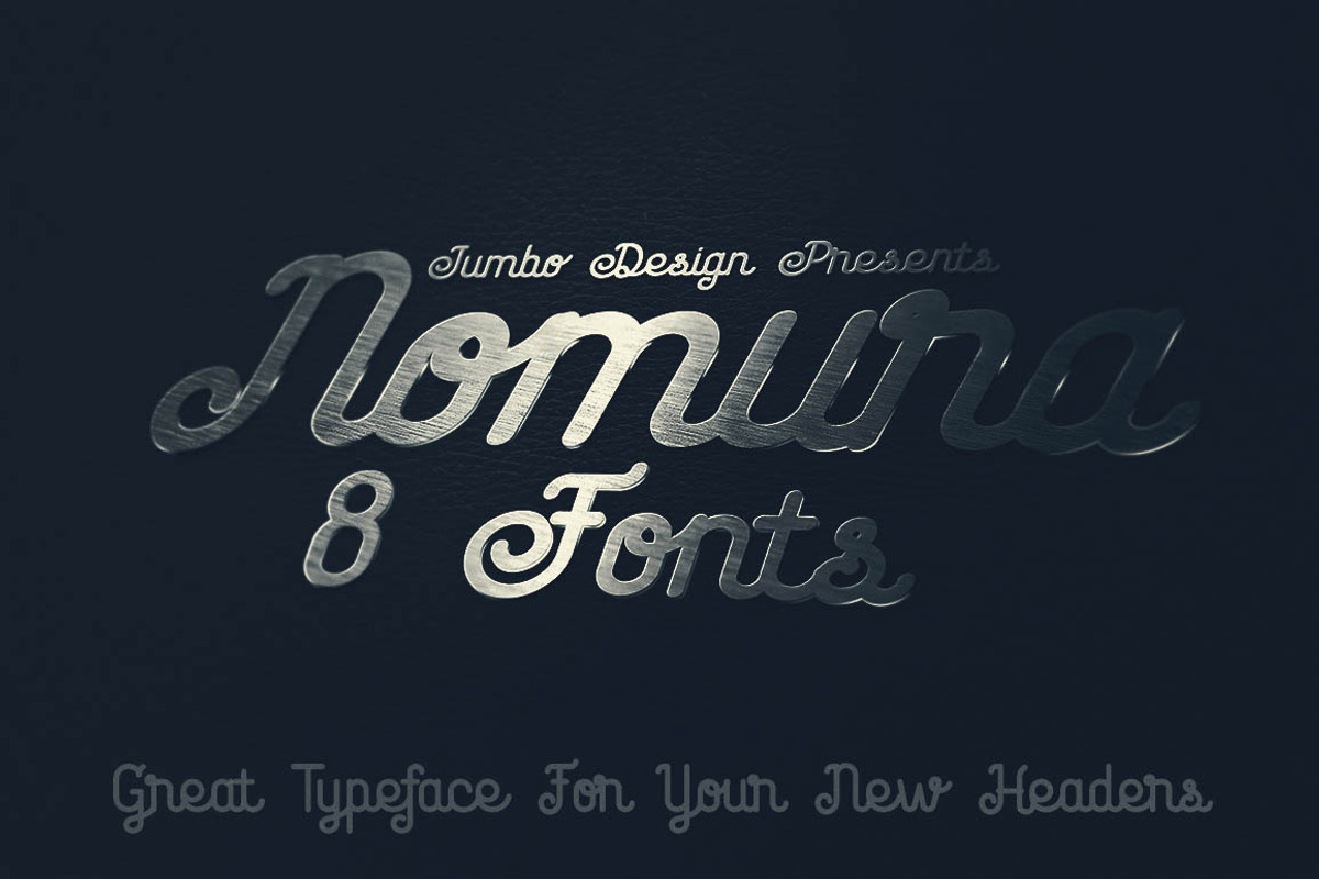 Nomura - Vintage Style Font preview 4