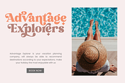 Pink Sunset - Retro Serif, a Serif Font by Shakira Studio (Thumbnail 2 of 10)