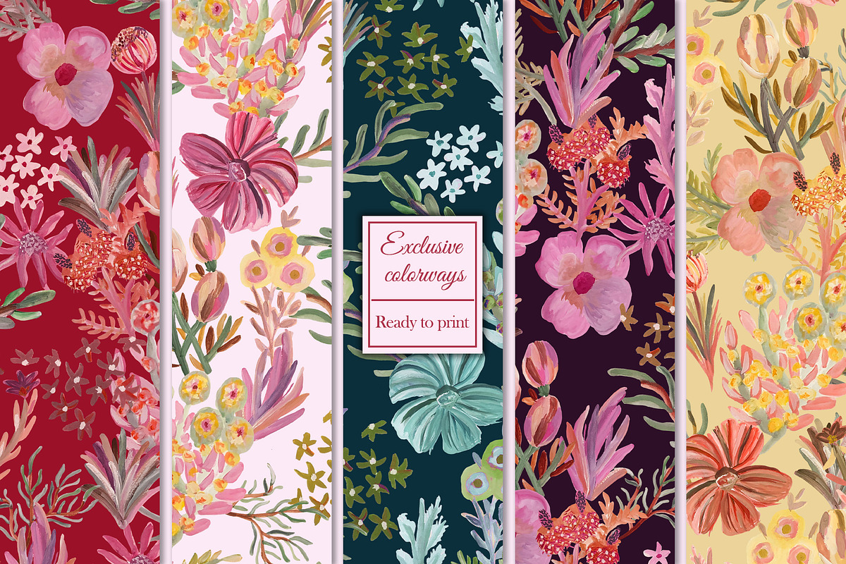 Floret Fever Prints & Patterns, a Pattern Graphic by GND ART STUDIO (Photo 2 of 8)